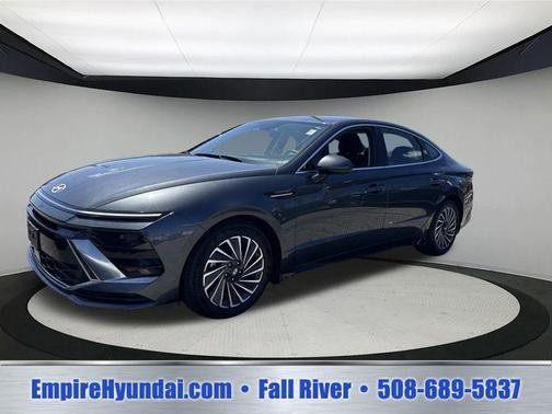 Portofino Gray 2024 Hyundai SONATA Hybrid SE