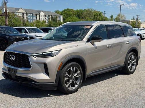 Warm Titanium 2024 INFINITI QX60 Luxe