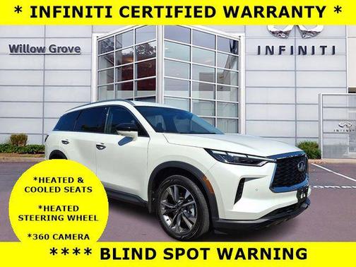 Majestic White 2023 INFINITI QX60 Luxe