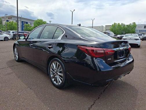 Black Obsidian 2023 INFINITI Q50 3.0t LUXE