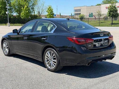 Black Obsidian 2023 INFINITI Q50 3.0t LUXE