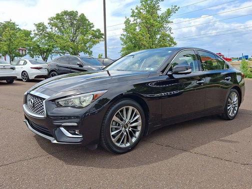 Black Obsidian 2023 INFINITI Q50 3.0t LUXE