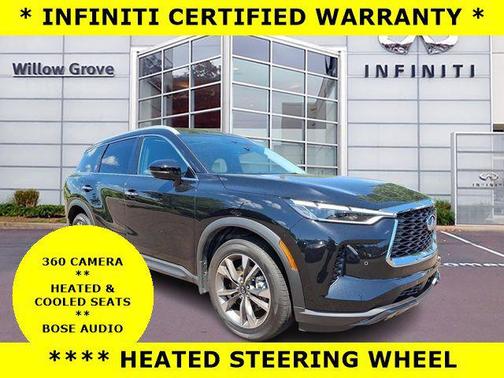 Mineral Black 2025 INFINITI QX60 Luxe
