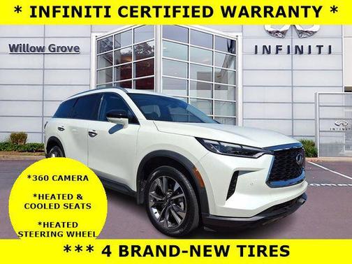 Majestic White 2023 INFINITI QX60 Luxe