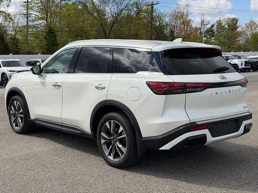 Majestic White 2023 INFINITI QX60 Luxe