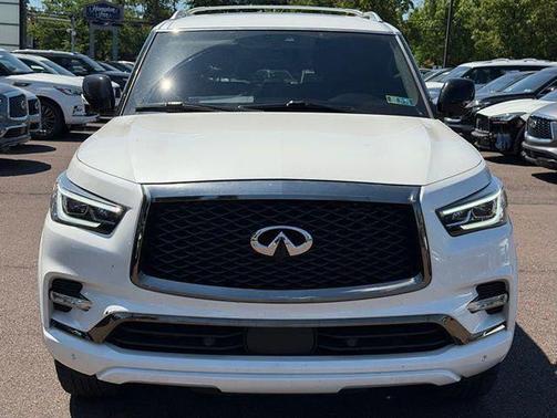 Moonstone White 2024 INFINITI QX80 PREMIUM SELECT AWD