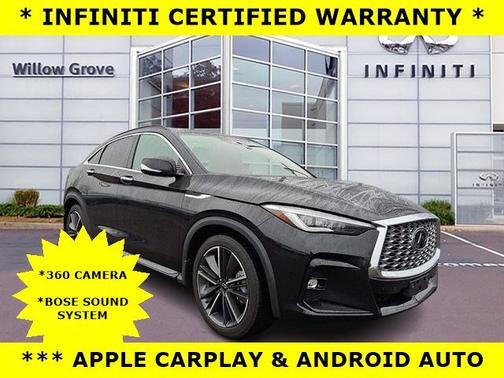 Mineral Black 2023 INFINITI QX55 SENSORY