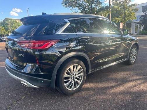 Black Obsidian 2023 INFINITI QX50 LUXE AWD