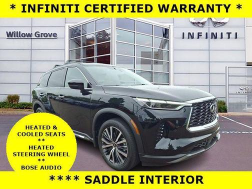 Mineral Black 2025 INFINITI QX60 AUTOGRAPH