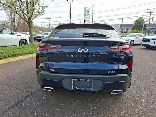 Hermosa Blue 2023 INFINITI QX55 ESSENTIAL