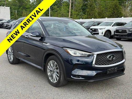 Hermosa Blue 2023 INFINITI QX50 LUXE AWD