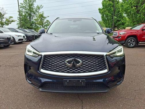 Hermosa Blue 2023 INFINITI QX50 LUXE AWD