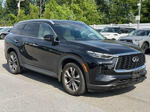 Mineral Black 2023 INFINITI QX60 Luxe