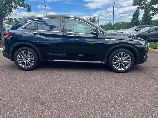 Black Obsidian 2025 INFINITI QX50 Luxe AWD