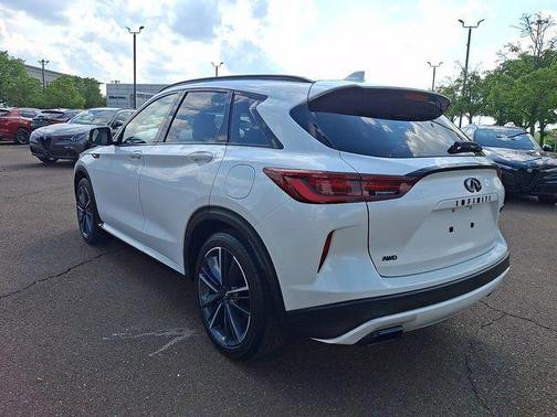 Radiant White 2025 INFINITI QX50 Sport AWD