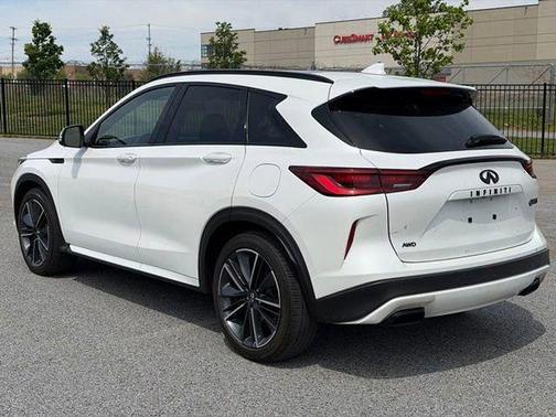 Radiant White 2025 INFINITI QX50 Sport AWD
