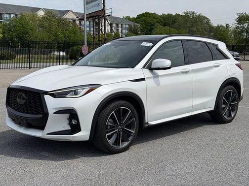 Radiant White 2025 INFINITI QX50 Sport AWD