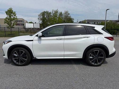 Radiant White 2025 INFINITI QX50 Sport AWD