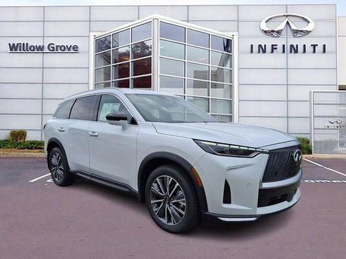 Radiant White 2027 INFINITI QX60 LUXE AWD