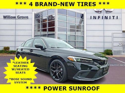 Crystal Black Pearl 2023 Honda Civic Sport Touring