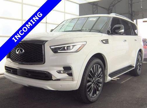 Aspen White 2024 INFINITI QX80 SENSORY