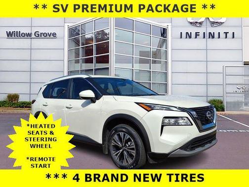 Pearl White Tricoat 2023 Nissan Rogue SV