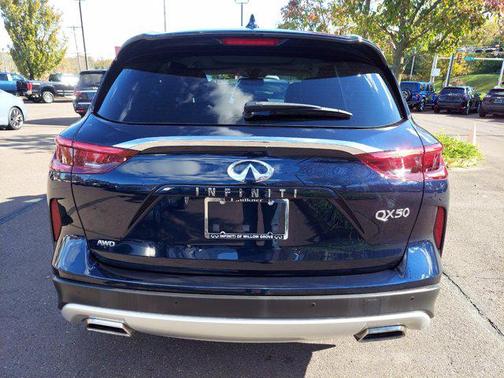 Hermosa Blue 2020 INFINITI QX50 LUXE AWD