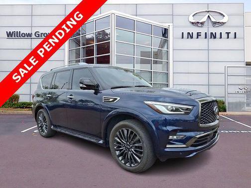 Hermosa Blue 2024 INFINITI QX80 SENSORY AWD