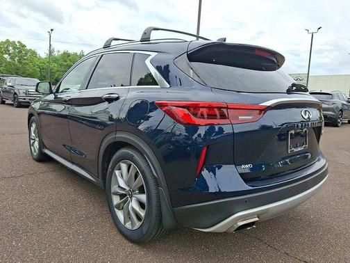 Hermosa Blue 2021 INFINITI QX50 LUXE AWD