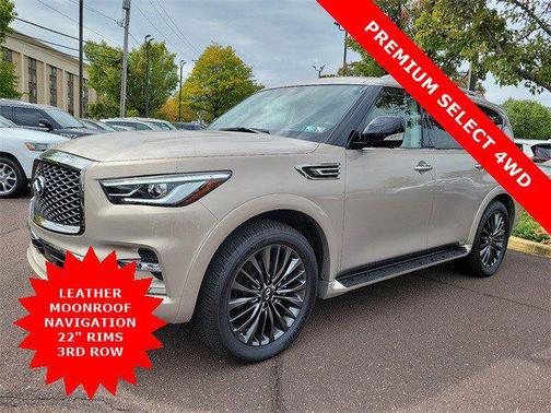 Champagne Quartz 2024 INFINITI QX80 PREMIUM SELECT AWD
