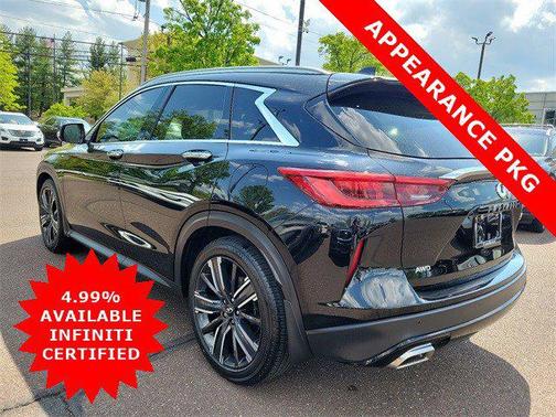 Black Obsidian 2021 INFINITI QX50 LUXE AWD