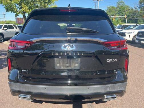 Black Obsidian 2021 INFINITI QX50 LUXE AWD