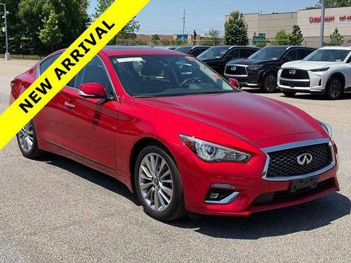 Dynamic Sunstone Red 2023 INFINITI Q50 3.0t LUXE
