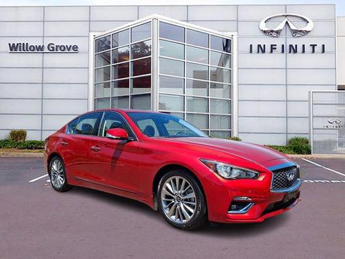 Dynamic Sunstone Red 2023 INFINITI Q50 3.0t LUXE