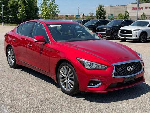 Dynamic Sunstone Red 2023 INFINITI Q50 3.0t LUXE