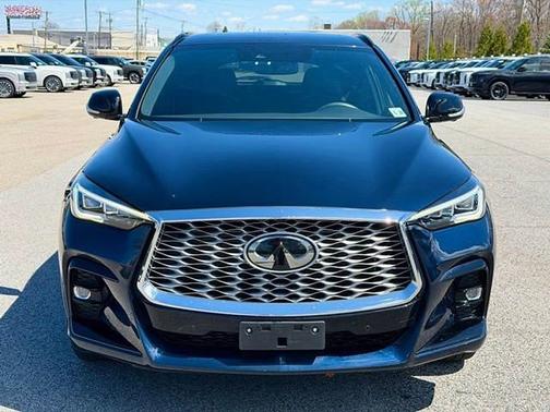 Hermosa Blue 2023 INFINITI QX55 ESSENTIAL