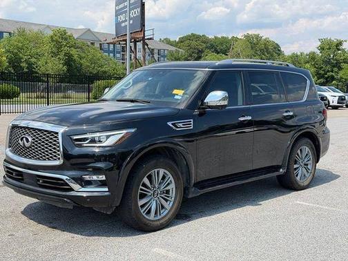 Mineral Black 2024 INFINITI QX80 Luxe