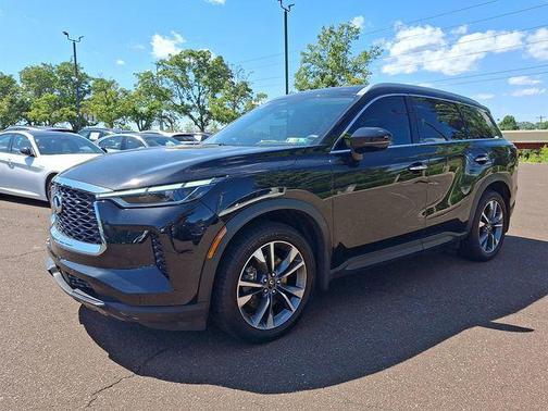 Mineral Black 2025 INFINITI QX60 Luxe