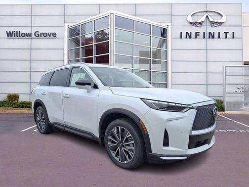 Radiant White 2027 INFINITI QX60 LUXE AWD