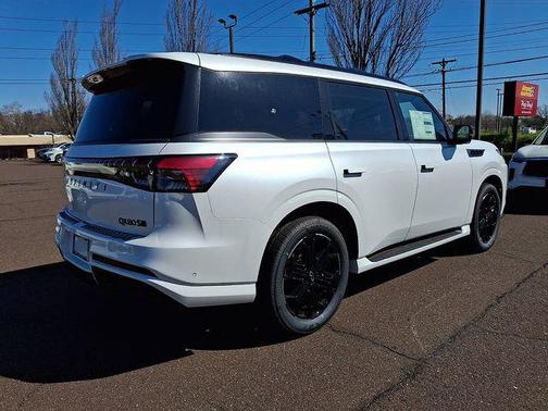 Radiant White 2026 INFINITI QX80 SPORT AWD