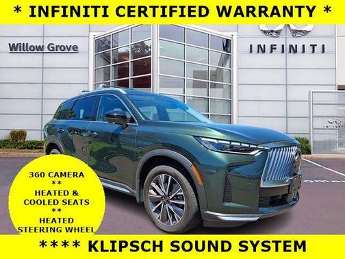 Deep Emerald 2026 INFINITI QX60 LUXE AWD