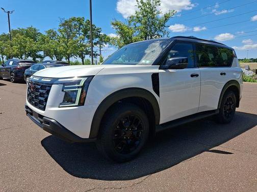 Aspen White Tricoat/Super Black 2026 Nissan Armada PRO-4X