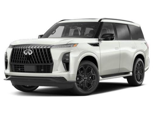 Radiant White/Black Obsidian 2026 INFINITI QX80 SPORT AWD