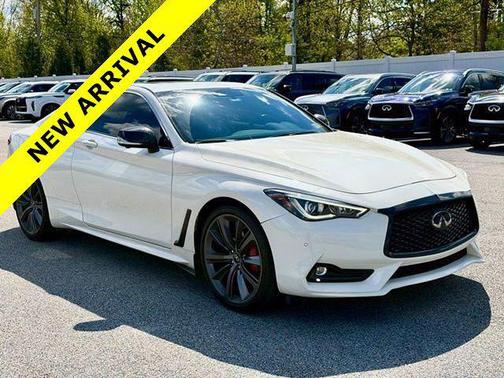 Majestic White 2022 INFINITI Q60 3.0t Red Sport 400