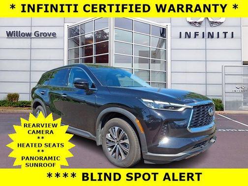 Mineral Black 2025 INFINITI QX60 Pure