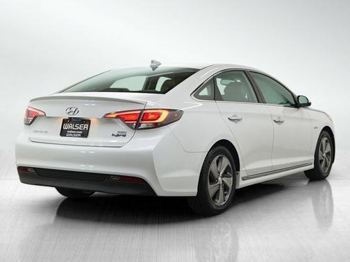 Hyper White 2017 Hyundai Sonata Plug-In Hybrid Base