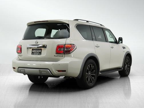 Pearl White 2018 Nissan Armada Platinum