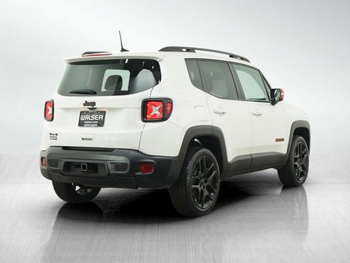Alpine White Clearcoat 2020 Jeep Renegade Orange Edition