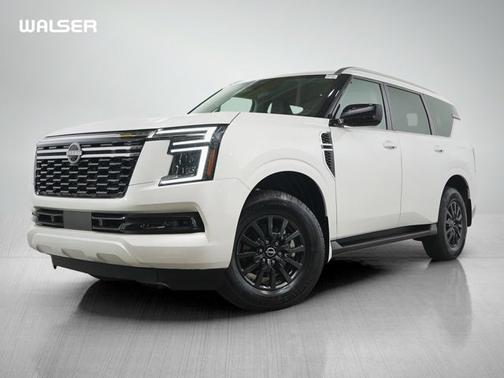 Aspen White Tricoat 2025 Nissan Armada SV