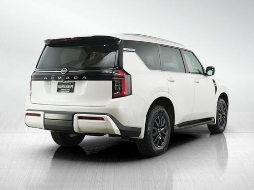 Aspen White Tricoat 2025 Nissan Armada SV